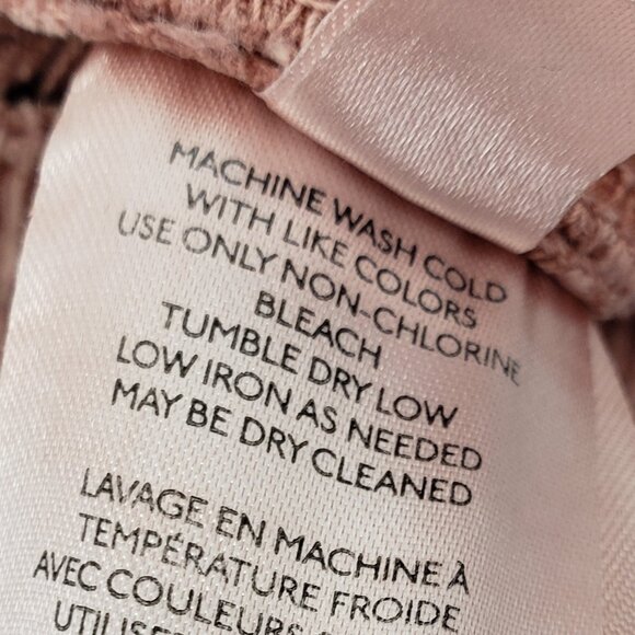 Free People We The Free Corduroy Pants Size 26 Mauve Pink High Rise Skinny Ankle - Picture 8 of 9